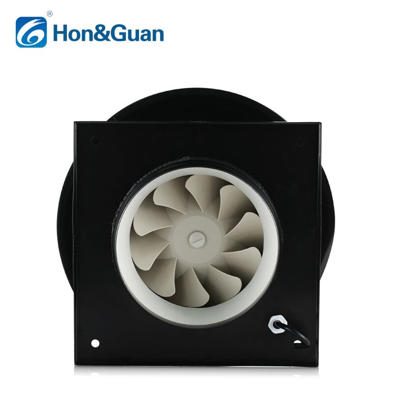 Tube Exhaust Fan 200mm for Industrial Ventilation 2550rpm Round