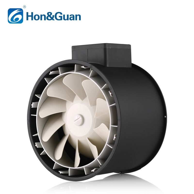 Tube Exhaust Fan 200mm for Industrial Ventilation 2550rpm Round